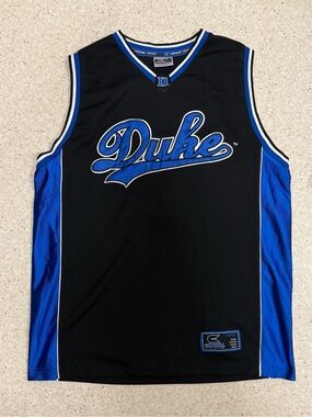 Vintage Duke Blue Devils Black & Blue Basketball #1 Jersey